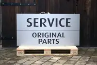 Alfa Romeo Service and Original Parts Large Dealership Illum-For Sale