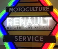 Renault Service Neon Style Sign-For Sale