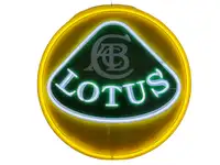 'Lotus' Neon Style Illuminated Sign -For Sale