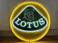 'Lotus' Neon Style Illuminated Sign -For Sale