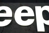 Jeep Dealership Illuminated Letters Sign-For Sale
