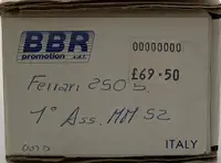Ferrari 250 S #611 BBR Promotion 1:43 Model-For Sale