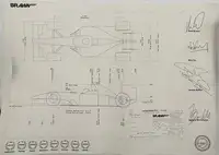 Limited Edition Brawn GP Signed Technical Drawing 121/475-For Sale