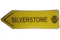 Double Sided Silverstone AA Sign-For Sale