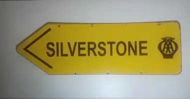 Double Sided Silverstone AA Sign-For Sale