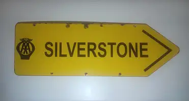 Double Sided Silverstone AA Sign-For Sale