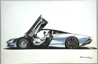 A Rare Full Set of Three Lalique Mclaren Sculptures Plus Fiv-For Sale