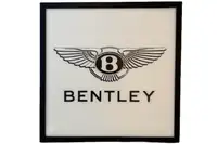 LED Illuminated 'Bentley' Metal Framed Sign-For Sale