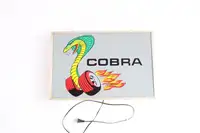 1960s Ford 'Cobra' Shelby Mustang Illuminated Sign-For Sale