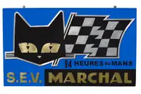 Fibreglass Le Mans Marchal Lamps Advertising Board Homage-For Sale