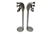 A Pair of Lamps Crafted from the Exhaust System of a Ford Co-For Sale
