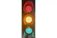 Full Sized Remote Control-Operated Traffic Lights-Sold