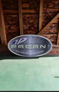 'Pagani' Style Illuminated Sign-For Sale