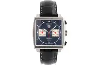 2012 Tag Heuer Monaco Blue Complete with Box and Paperwork-Sold