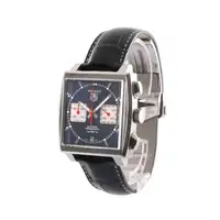 2012 Tag Heuer Monaco Blue Complete with Box and Paperwork-Sold