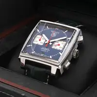 2012 Tag Heuer Monaco Blue Complete with Box and Paperwork-Sold