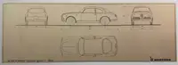 A Fascinating Selection of Ten Bertone Blueprints from the 1-For Sale