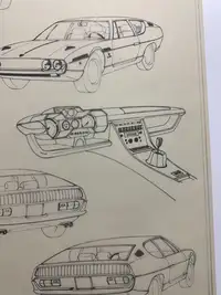 A Fascinating Selection of Ten Bertone Blueprints from the 1-For Sale