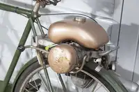 c1950 Raleigh Gent's Bicycle with Power Pak Cyclemotor 49cc-For Sale