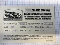 c1967 AJS Storner Villiers Race Bike 249cc-For Sale