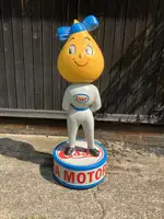 Hand-Painted Fibreglass Miss Drip Forecourt Figure-For Sale