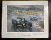 Lotus 97T Portuguese Grand Prix 1985 Limited Edition Print b-Sold
