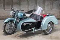 1957 Adler Favorit 250cc and Steib LS200 Sidecar-For Sale