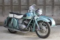 1957 Adler Favorit 250cc and Steib LS200 Sidecar-For Sale