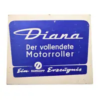 Diana Der Vollendete Motorroller Durkopp Card Sign-For Sale
