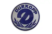 Durkopp Round Glass Sign-For Sale
