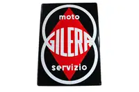 Gilera Moto Servizio Enamel Sign-For Sale
