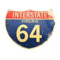 Interstate 64 Virginia Road Sign-For Sale