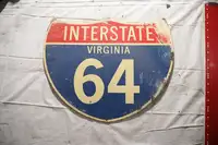 Interstate 64 Virginia Road Sign-For Sale
