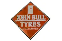 John Bull Tyres & Accessories Enamel Sign-For Sale