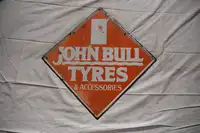 John Bull Tyres & Accessories Enamel Sign-For Sale