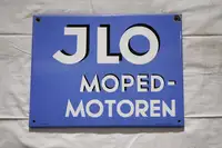 JLO Moped Enamel Sign-For Sale