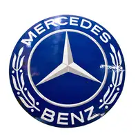 Mercedes-Benz Round Enamel Sign-For Sale