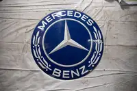 Mercedes-Benz Round Enamel Sign-For Sale