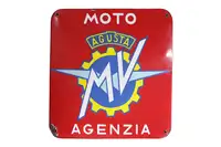 1950s MV Agusta Moto Agenzia Enamel Sign-For Sale