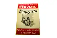 Mosquito Servizio Enamel Sign-For Sale