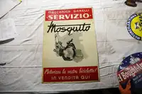 Mosquito Servizio Enamel Sign-For Sale