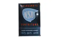 1930s NSU Annerkante Vertretung Enamel Sign-For Sale