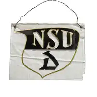NSU D Glass Hanging Sign-For Sale
