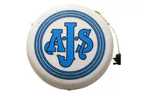 AJS Plastic Round Showroom Illuminated Sign-For Sale