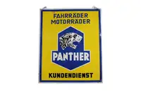 Panther Enamel Sign-For Sale