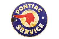 Pontiac Service Tin Sign-For Sale