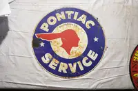 Pontiac Service Tin Sign-For Sale