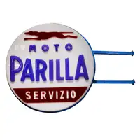 Parilla Moto Servizio Wall Mounted Light Box Showroom Sign-For Sale