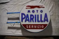 Parilla Moto Servizio Wall Mounted Light Box Showroom Sign-For Sale