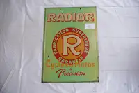Radior Cycles Double Sided Enamel Sign-For Sale